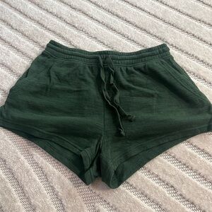 Aerie Dark Green Sweatshorts